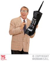 Nafukovací telefon - mobil 77 cm - Retro - disco párty - 80.léta