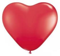 Balónky 10" pastelové červené srdce 100 ks - Balónky