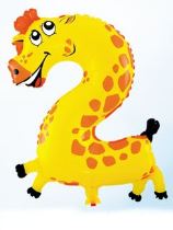 Balón foliový Žirafa 35 cm  2 (NELZE PLNIT HELIEM) - Příslušenství