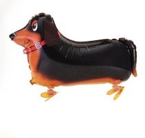 Balón foliový chodící pes - Pejsek  70 cm - Dekorace