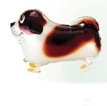 Balón foliový chodící pes - Pejsek  60 cm - Velikonoce