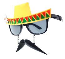 Párty brýle mexiko - mexičan s vousy - dospělé - Masky, škrabošky