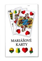 karty mariášové, dvouhlavé, pap.krabička - Společenské hry