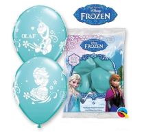 Balónky Frozen - Ledové království 30 cm Anna, Elsa a Olaf 6 ks - Narozeniny