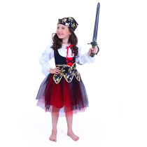 Dětský kostým pirátka vel.M - Pirátská párty