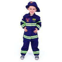 Dětský kostým hasič s českým potiskem vel. (L) e-obal - Klobouky, helmy, čepice