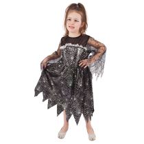 Kostým čarodějnice s pavučinou vel. S EKO - Halloween - Karnevalové kostýmy pro děti