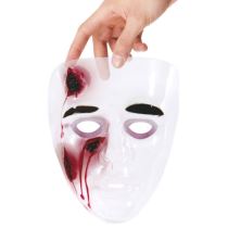 Maska plast průhledná horor - Halloween - Punčocháče, rukavice, kabelky