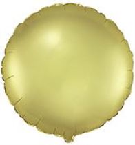 Balón foliový 45 cm Kulatý PASTELOVÝ ZLATÝ - Dekorace