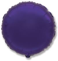 Balón foliový 45 cm Kulatý  fialový - Dekorace