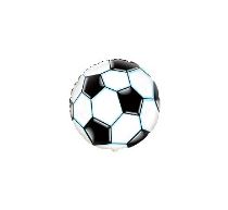 Balón foliový 45 cm  BALON fotbal - Latex