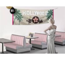 Banner - plachta HOLLYWOOD - 220 x 74 cm - VIP filmová / Hollywood párty