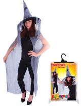 Plášť čarodějnice - čaroděj s kloboukem dospělý - Halloween - Kostýmy - 20% SLEVA