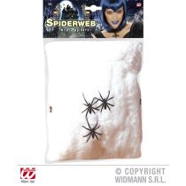 Pavučina 50 g + 3 pavouci - Halloween - Klobouky, helmy, čepice