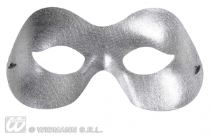 Škraboška - maska Fidelio stříbrná - unisex - Oslavy