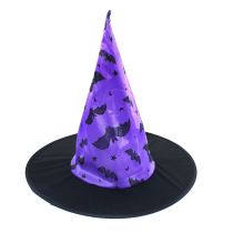 Dětský klobouk čarodějnice - čaroděj - Halloween - Dekorace