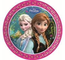 Talíře Ledové Království - FROZEN 23 cm - 8 ks - Kostýmy pro holky