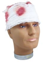 Obvaz poraněná hlava s krví - Kostýmy pro holky