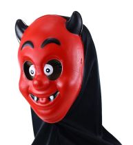 Maska čert - ďábel dětská s šátkem - Vánoce - Párty program