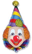 Balón foliový KLAUN 72 cm - Klobouky, helmy, čepice
