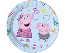Papírové talíře prasátko Peppa "Peppa Pig", 23 cm, 8 ks - Kostýmy zvířecí