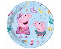 Papírové talíře prasátko Pepina - Peppa Pig - 23 cm - 8 ks - Prasátko Pepina - Peppa pig - licence