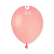 Balónek latexový MINI - 13 cm – Světle růžová - Baby růžová 1 KS - Konfety