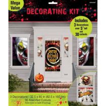Sada klaun - krvavé dekorace - Halloween - 33 ks - Nafukovací doplňky