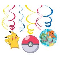 Zatočená girlanda - spirály Pokémon - sada - 6 ks - Balónky
