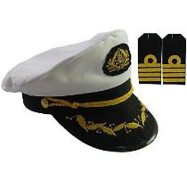 Čepice námořní kapitán - Dekorace