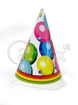 KLOBOUČKY narozeniny - balonky - 6 ks - Nelicence
