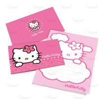 POZVÁNKY - HELLO KITTY  6ks - Hello Kitty - licence
