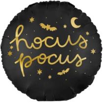 Foliový balónek Hocus pocus - černý - Halloween - Čarodějnice - 45 cm - Papírové