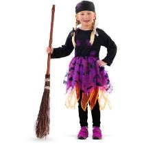 Dětský kostým čarodějnice - Halloween vel.(S) - Dekorace