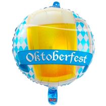 Balón foliový beer- Oktoberfest 45cm - Oslavy