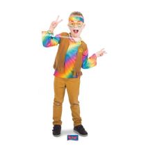 Dětský kostým Hippie - Hipisák, 6-8 let, 116-134cm - Karnevalové kostýmy pro dospělé