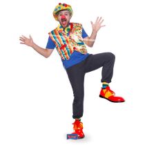 Kostým klaun (vesta, čepice, motýlek), unisex - Klobouky, helmy, čepice
