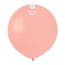 Balónek latexový 48 cm – Pastelový baby růžová 1 KS - Latex