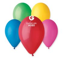 Balonky 100 ks BAREVNÉ MIX 26 cm pastelové - Helium