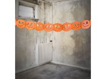 Girlanda dýně - pumpkin - HALLOWEEN - 300 cm - Karnevalové doplňky