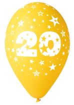 Balónky 30cm pastelové mix -  Birthday No.20 - Párty program