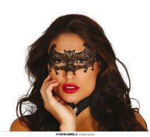 Škraboška - netopýr - černá maska - Rozlučka se svobodou - Čelenky, věnce, spony, šperky