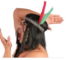 Čelenka indiánská Apač - Rybana - Kostýmy pro holky