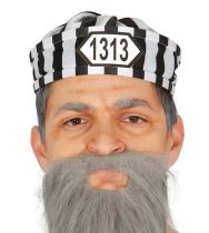 Čepice vězeň - trestanec - zločinec - unisex - Karnevalové kostýmy pro děti