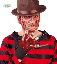 Rukavice Freddy Krueger - Noční můra v Elm street - Halloween - Balónky