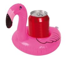 Nafukovací držák na pití PLAMEŇÁK - Flamingo - 24 x 16,5 cm - Nafukovací plameňáci a jednorožci