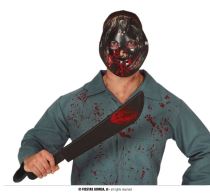 Sada - mačeta - Jason Bloody Murder - Friday the 13th - Pátek 13. - Halloween - 2 ks - Klobouky, helmy, čepice