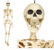 SKELETON - KOSTRA - kostlivec k zavěšení 90 cm- Halloween - Čelenky, věnce, spony, šperky