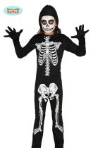 Dětský kostým KOSTRA - kostlivec - vel.5-6 let - Halloween - Masky, škrabošky