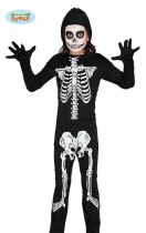 Dětský kostým KOSTRA - kostlivec - vel.10-12 let - Halloween - Karnevalové kostýmy pro děti